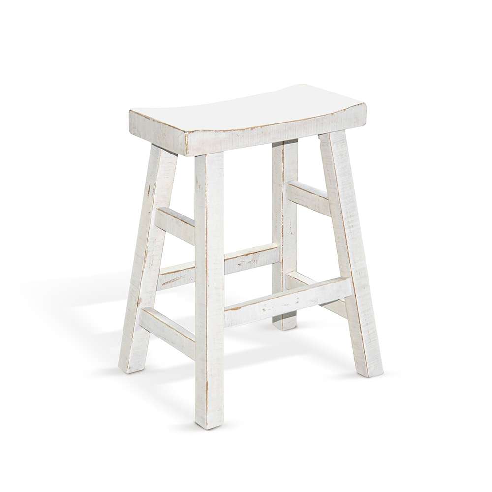 Sunny Designs - Marina -  Beach Pebble Counter Saddle Stool (Set of 2) - 1768WS-24 veiw 1