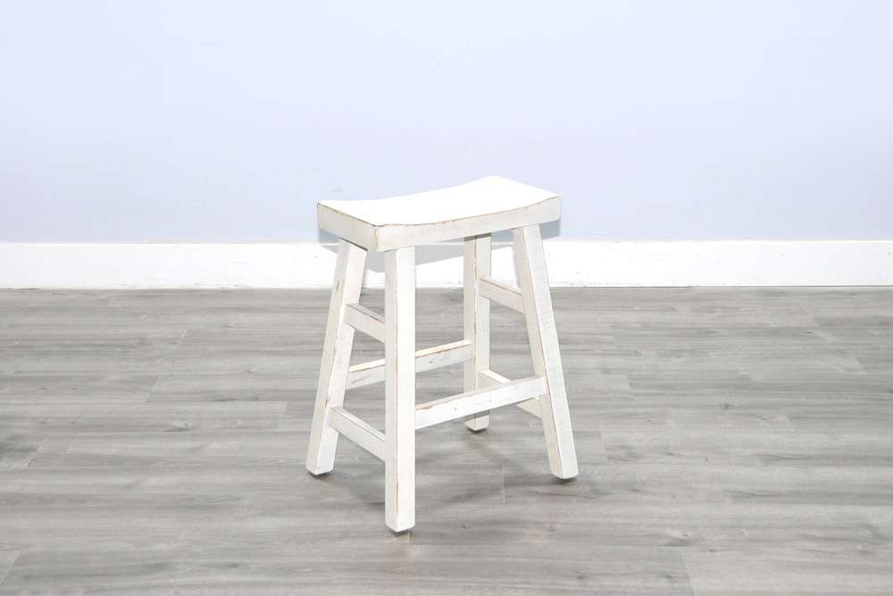 Sunny Designs - Marina -  Beach Pebble Counter Saddle Stool (Set of 2) - 1768WS-24 veiw 3