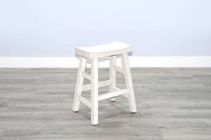 Sunny Designs - Marina -  Beach Pebble Counter Saddle Stool (Set of 2) - 1768WS-24 veiw 3