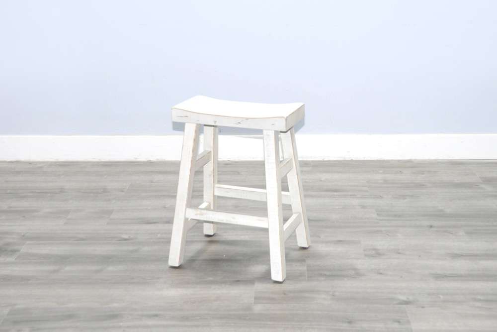 Sunny Designs - Marina -  Beach Pebble Counter Saddle Stool (Set of 2) - 1768WS-24 veiw 5