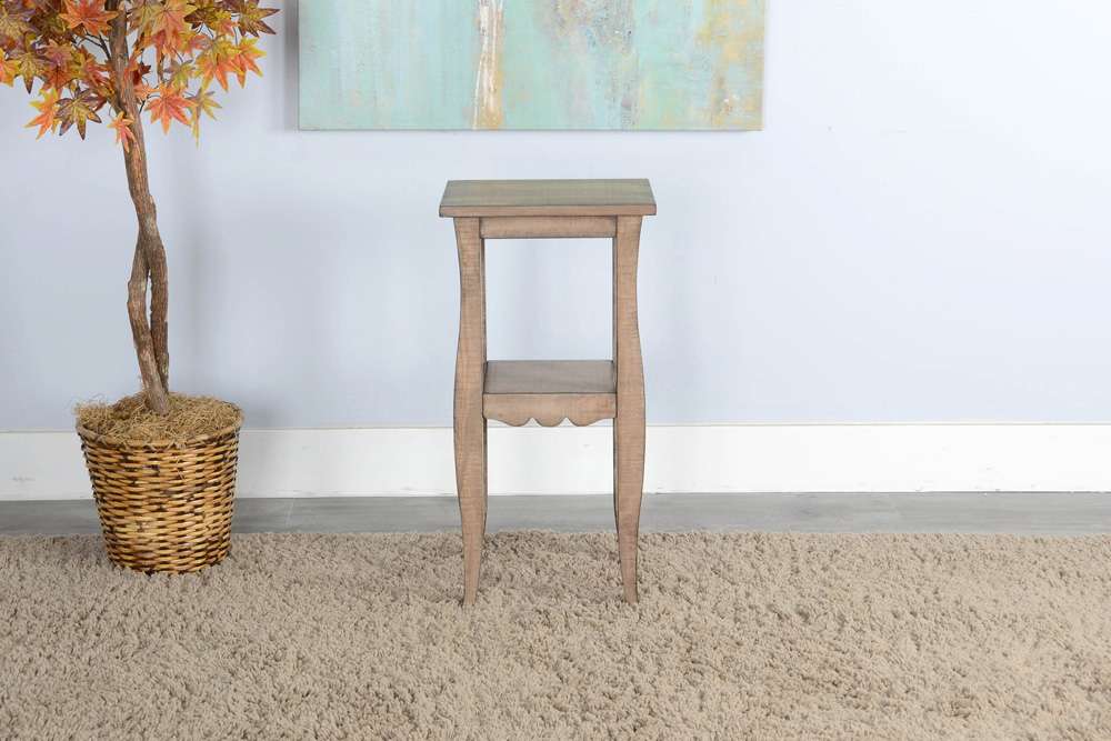Sunny Designs - Marina -  Beach Pebble End Table - 2082BP veiw 2