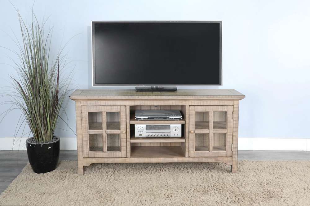 Sunny Designs - Marina -  Beach Pebble TV Console - 3655BP veiw 4