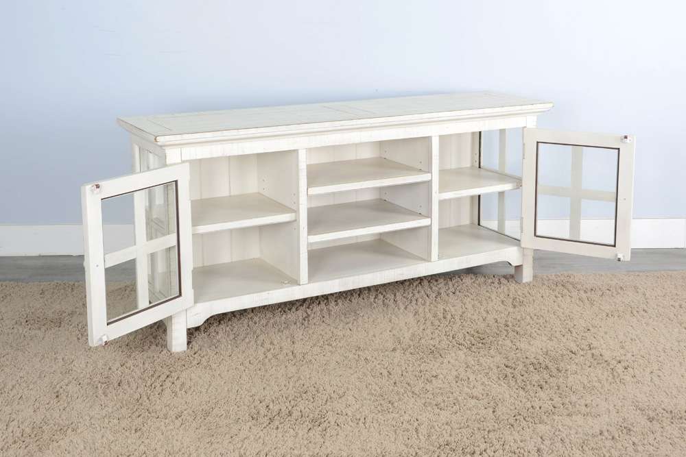 Sunny Designs - Marina -  Beach Pebble TV Console - 3655WS veiw 3