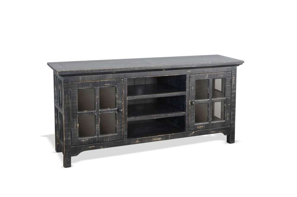 Sunny Designs - Marina -  Black Sand TV Console - 3655BS veiw 1