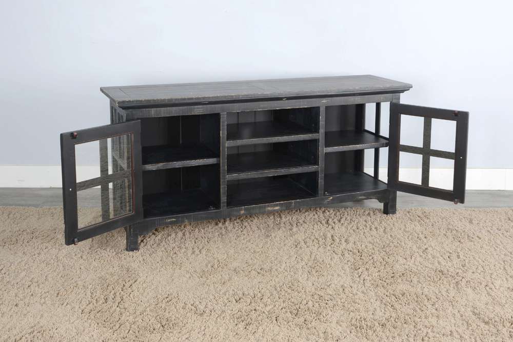Sunny Designs - Marina -  Black Sand TV Console - 3655BS veiw 3