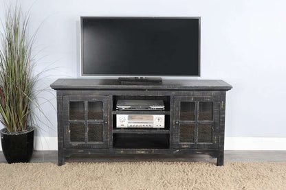 Sunny Designs - Marina -  Black Sand TV Console - 3655BS veiw 4