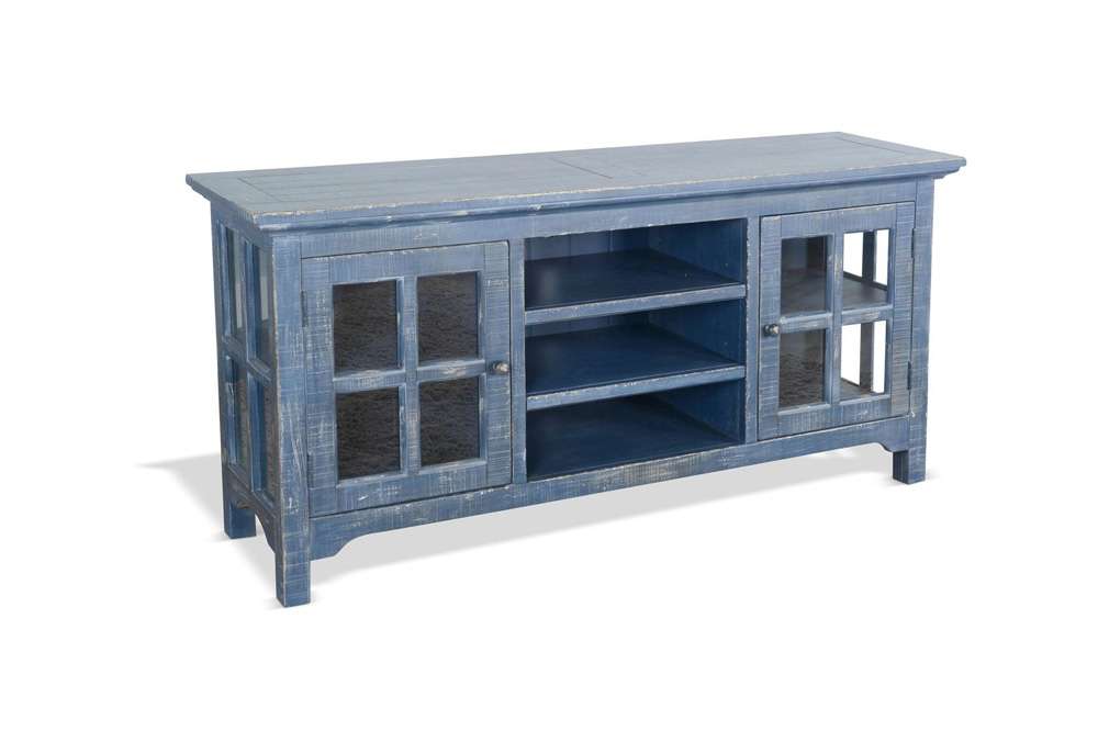 Sunny Designs - Marina -  Ocean Blue TV Console - 3655OB veiw 1