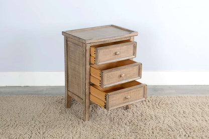 Sunny Designs - Marina -  Beach Pebble End Table - 2080BP veiw 3