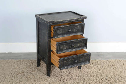Sunny Designs - Marina -  Black Sand End Table - 2080BS veiw 3