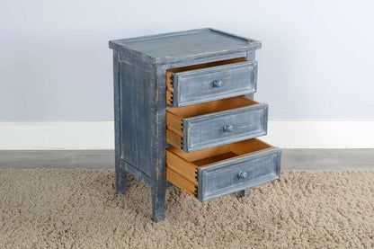 Sunny Designs - Marina -  Ocean Blue End Table - 2080OB veiw 3