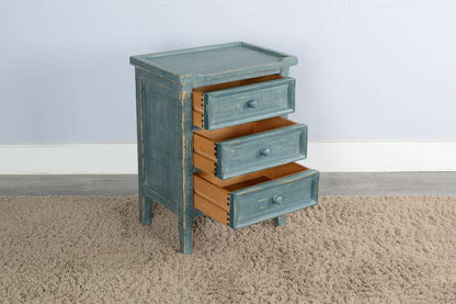 Sunny Designs - Marina -  Marina End Table with Drawers - 2080SG veiw 3