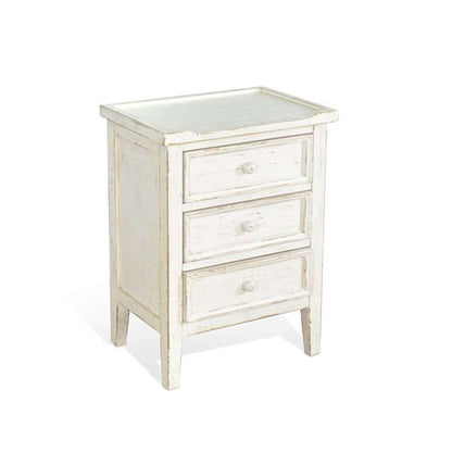 Sunny Designs - Marina -  White Sand End Table - 2080WS veiw 1