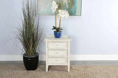 Sunny Designs - Marina -  White Sand End Table - 2080WS veiw 2