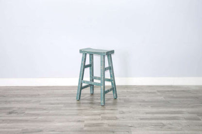 Sunny Designs - Marina -  Sea Grass Bar Saddle Seat Stool, Wood Seat (Set of 2) - 1768SG-30 veiw 5