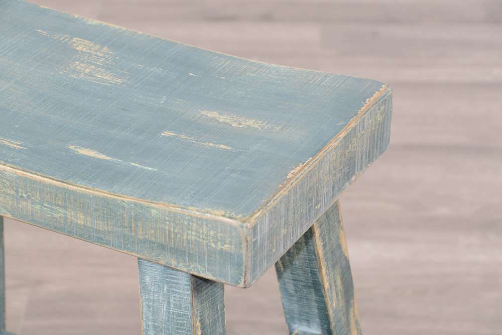 Sunny Designs - Marina -  Sea Grass Bar Saddle Seat Stool, Wood Seat (Set of 2) - 1768SG-30 veiw 6