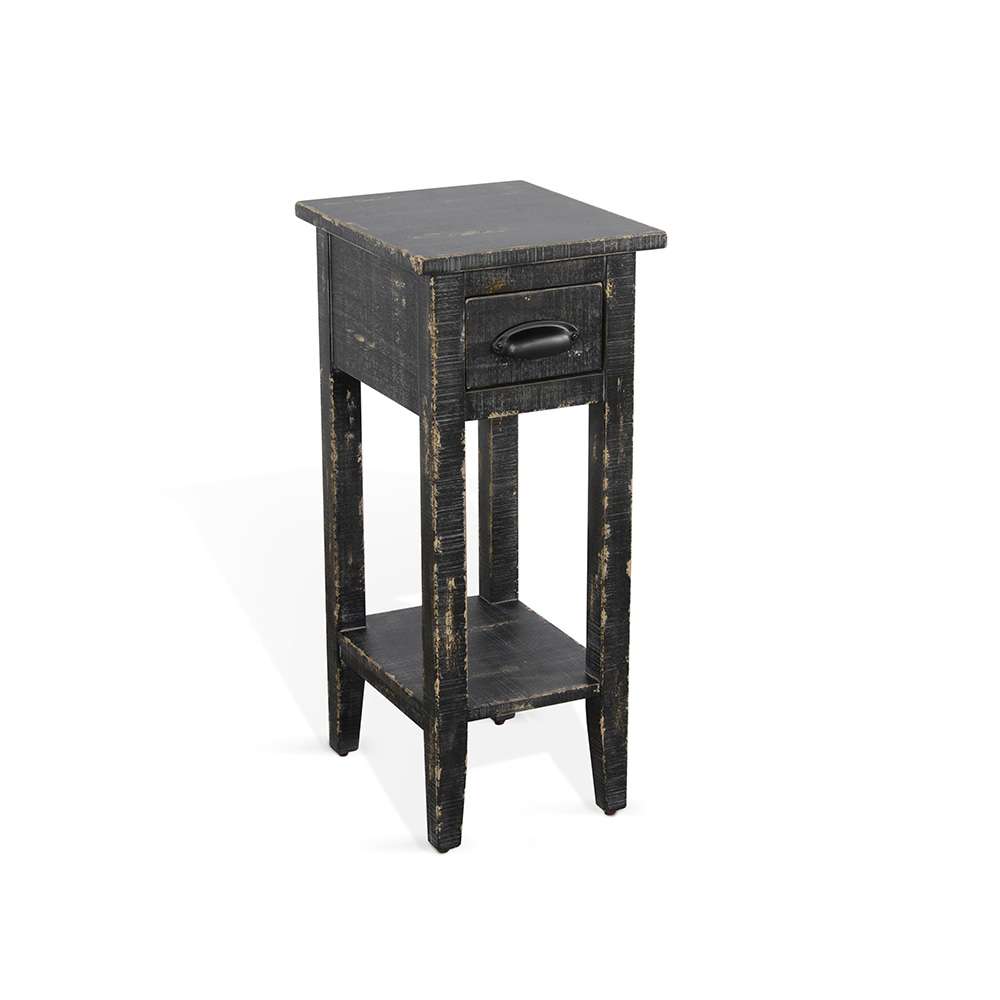 Sunny Designs - Marina -  Black Sand Chair Side Table - 2077BS veiw 1