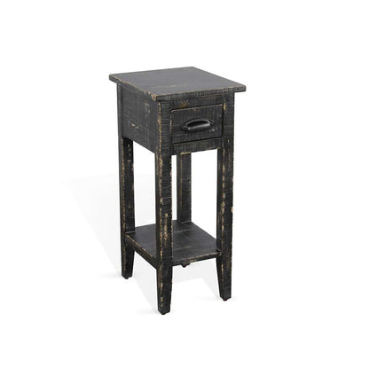 Sunny Designs - Marina -  Black Sand Chair Side Table - 2077BS veiw 1