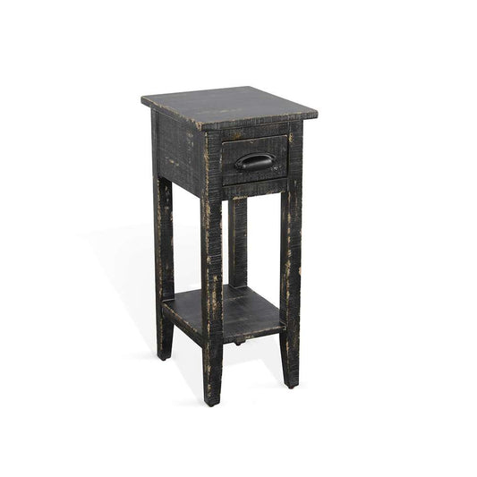 Sunny Designs - Marina -  Black Sand Chair Side Table - 2077BS veiw 1