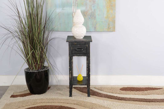 Sunny Designs - Marina -  Black Sand Chair Side Table - 2077BS veiw 2