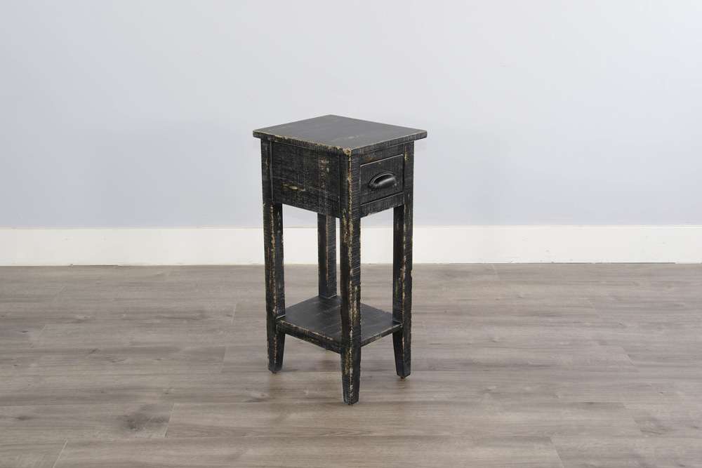 Sunny Designs - Marina -  Black Sand Chair Side Table - 2077BS veiw 3