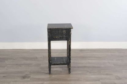 Sunny Designs - Marina -  Black Sand Chair Side Table - 2077BS veiw 4