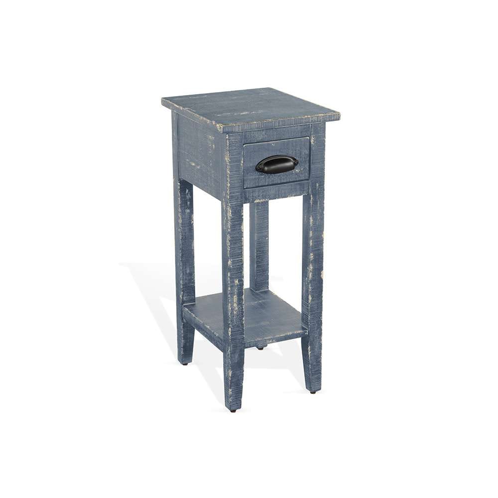 Sunny Designs - Marina -  Ocean Blue Chair Side Table - 2077OB veiw 1