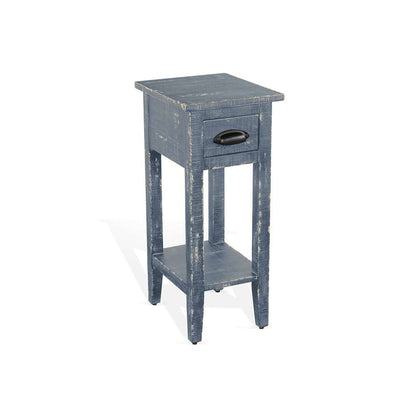 Sunny Designs - Marina -  Ocean Blue Chair Side Table - 2077OB veiw 1