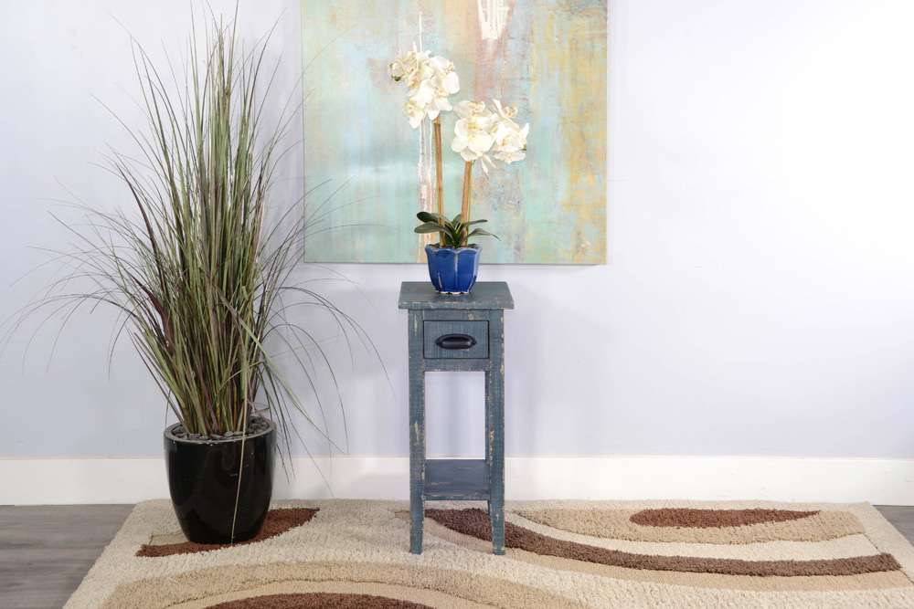 Sunny Designs - Marina -  Ocean Blue Chair Side Table - 2077OB veiw 2