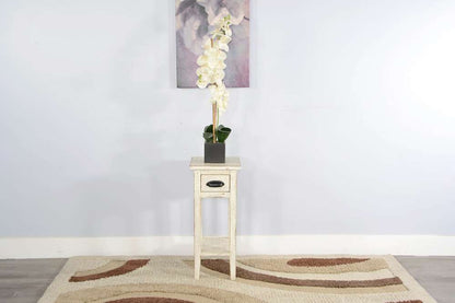 Sunny Designs - Marina -  White Sand Chair Side Table - 2077WS veiw 2