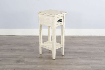 Sunny Designs - Marina -  White Sand Chair Side Table - 2077WS veiw 3