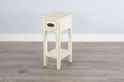 Sunny Designs - Marina -  White Sand Chair Side Table - 2077WS veiw 5