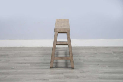 Sunny Designs - Marina -  Beach Pebble Counter Bench, Wood Seat - 1671BP-24 veiw 3