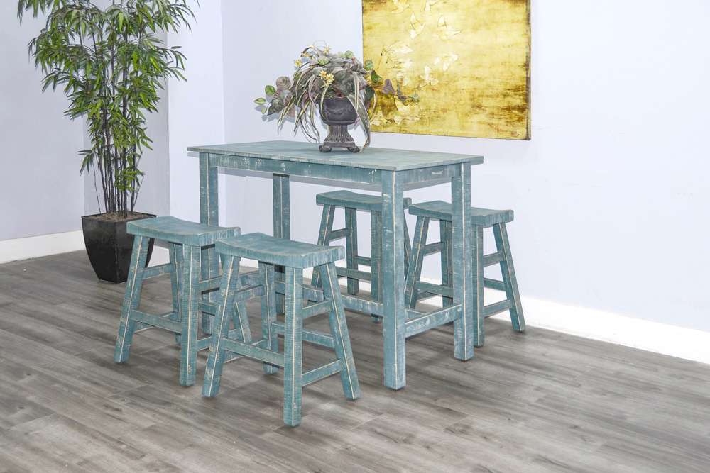 Sunny Designs - Marina -  Sea Grass Counter Table - 1172SG-36 veiw 6