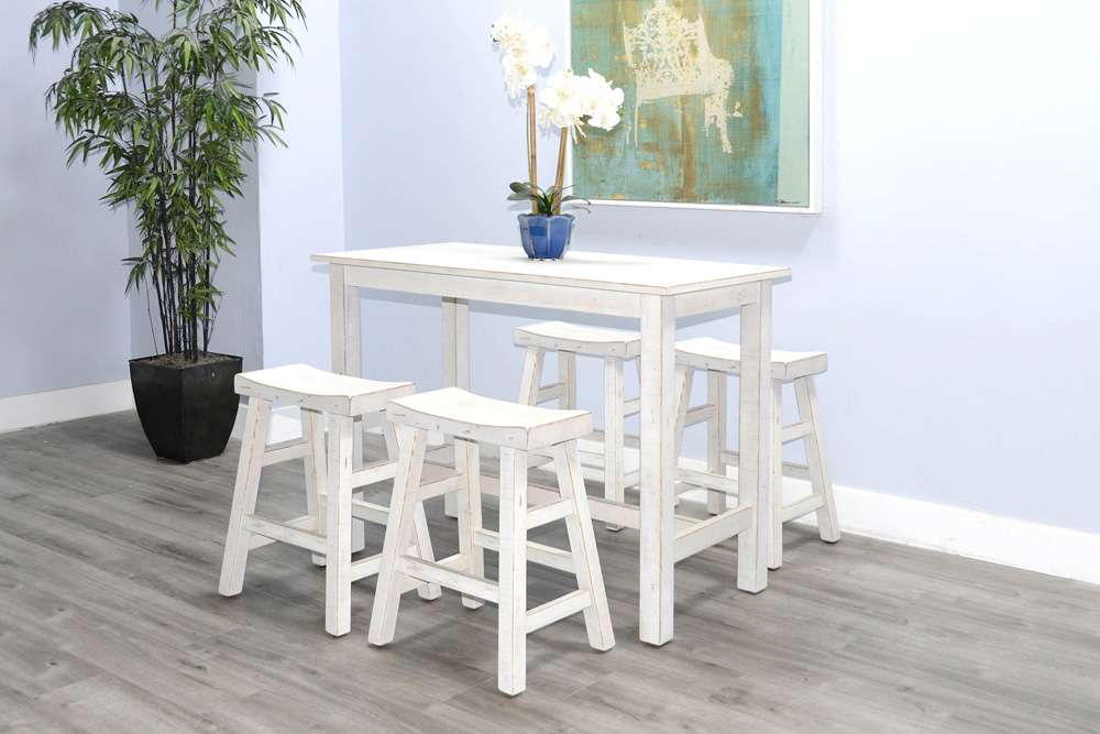 Sunny Designs - Marina -  White Sand Counter Table - 1172WS-36 veiw 6