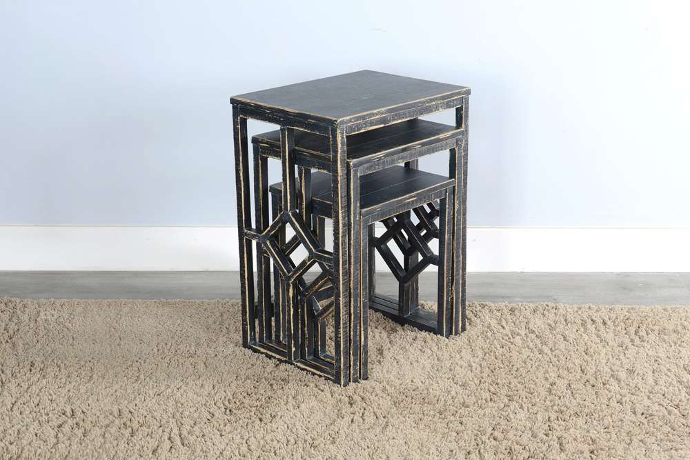 Sunny Designs - Marina -  Black Sand Nesting Table - 2087BS veiw 3
