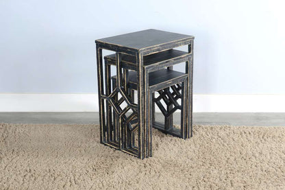 Sunny Designs - Marina -  Black Sand Nesting Table - 2087BS veiw 3
