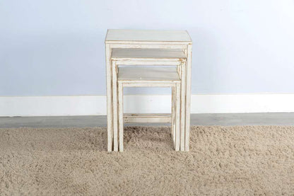 Sunny Designs - Marina -  White Sand Nesting Table - 2087WS veiw 2