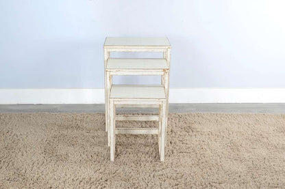 Sunny Designs - Marina -  White Sand Nesting Table - 2087WS veiw 3