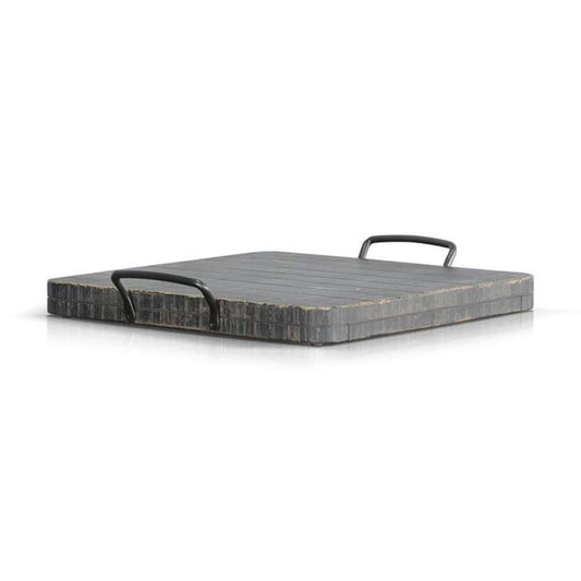 Sunny Designs - Marina -  Black Sand Ottoman Tray - 2098BS veiw 1