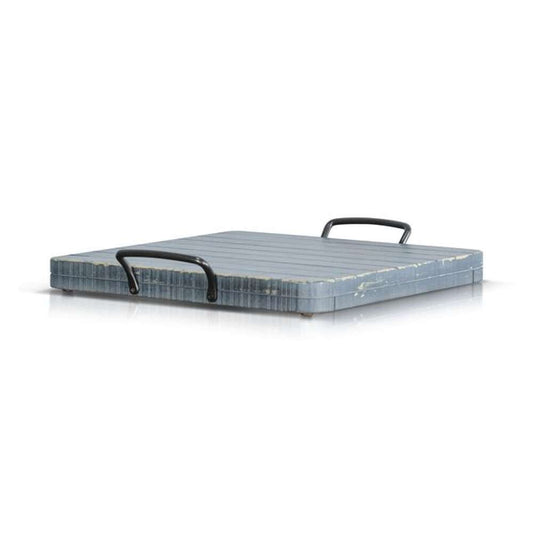 Sunny Designs - Marina -  Ocean Blue Ottoman Tray - 2098OB veiw 1