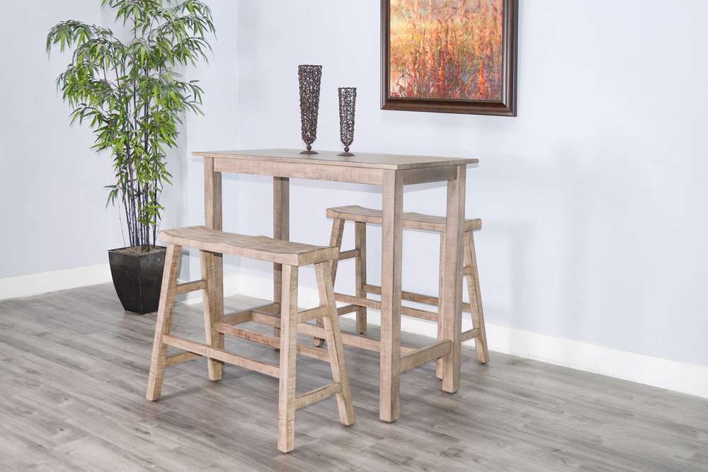 Sunny Designs - Marina -  Beach Pebble Pub Table - 1172BP-42 veiw 6