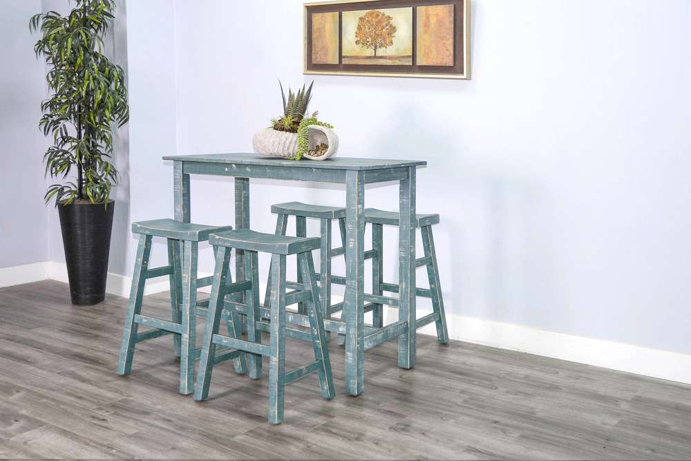 Sunny Designs - Marina -  Sea Grass Pub Table - 1172SG-42 veiw 6