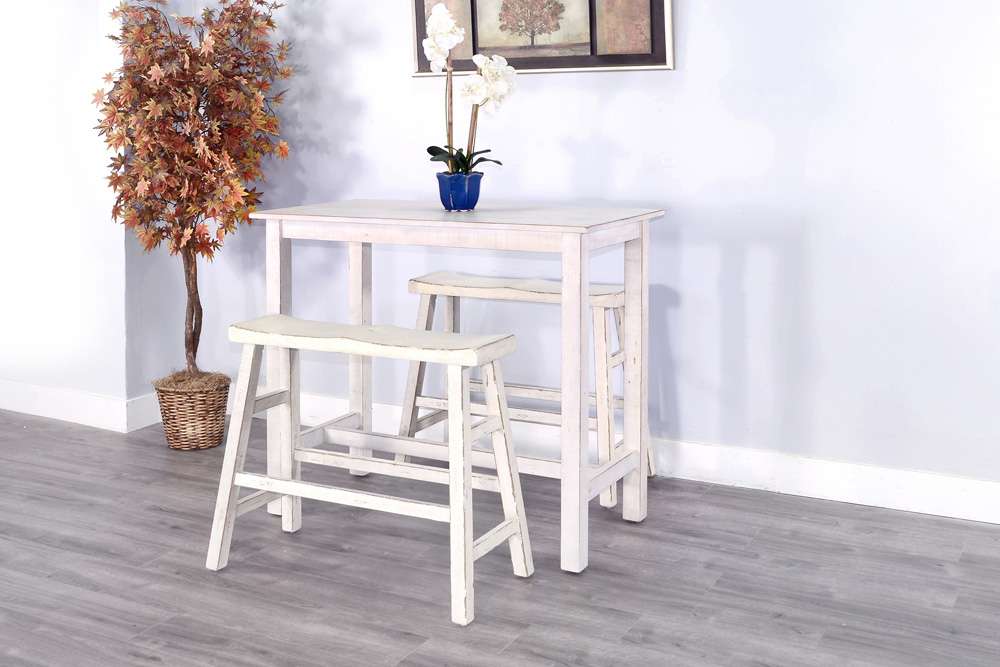 Sunny Designs - Marina -  White Sand Pub Table - 1172WS-42 veiw 6