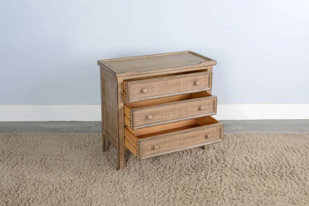 Sunny Designs - Marina -  Beach Pebble Side Chest - 2081BP veiw 3