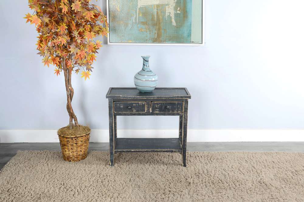 Sunny Designs - Marina -  Black Sand Side Table - 2091BS veiw 2
