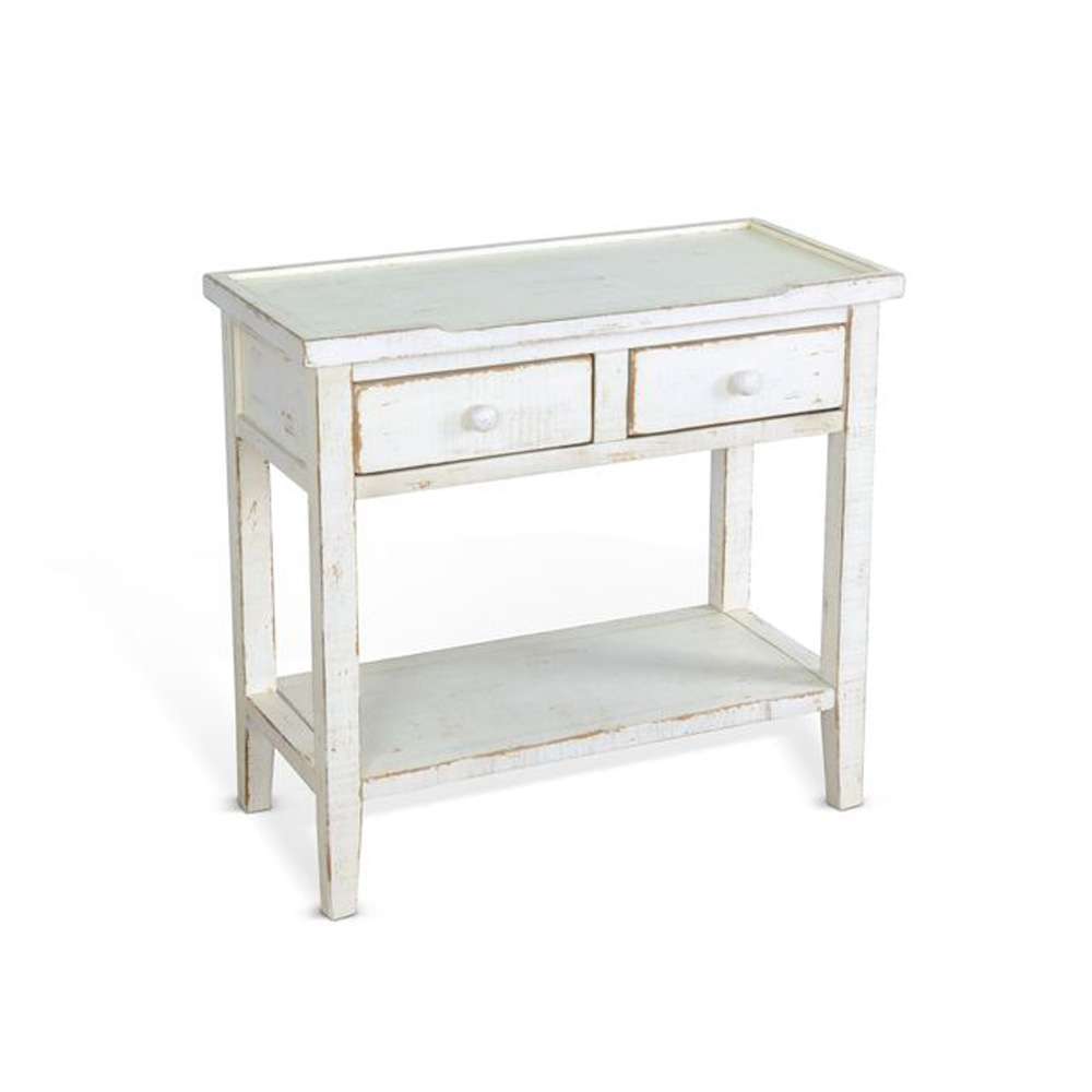 Sunny Designs - Marina -  White Sand Side Table - 2091WS veiw 1