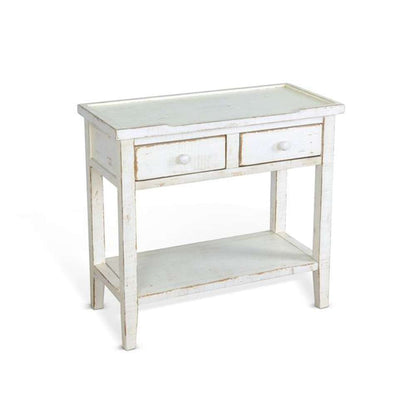 Sunny Designs - Marina -  White Sand Side Table - 2091WS veiw 1