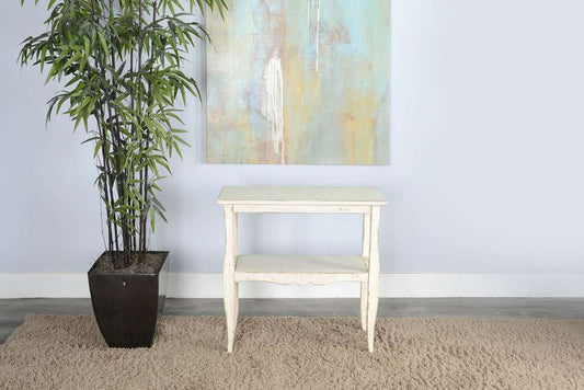 Sunny Designs - Marina -  White Sand Side Table - 2083WS veiw 2