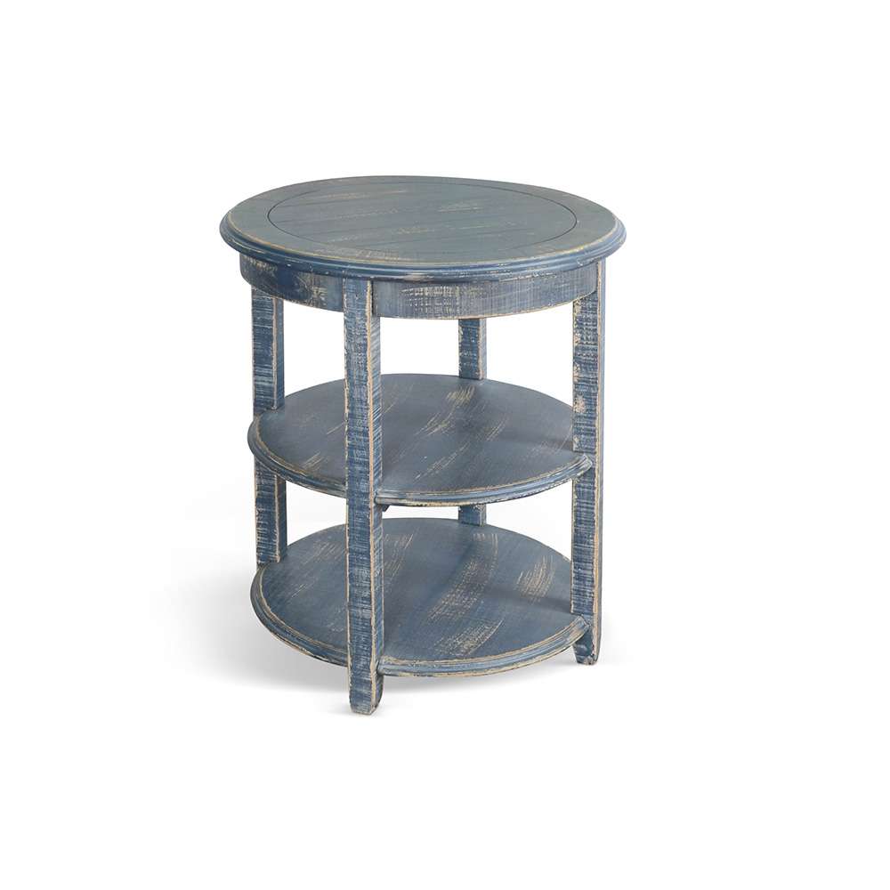 Sunny Designs - Marina -  Ocean Blue Side Table - 2085OB veiw 1