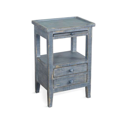 Sunny Designs - Marina -  Ocean Blue Side Table - 2086OB veiw 1